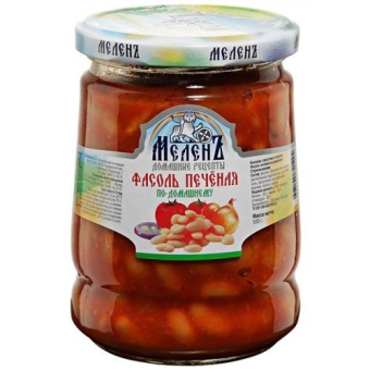 Фасоль Меленъ печеная по-домашнему, ЭКОПРОДУКТ, 550 г