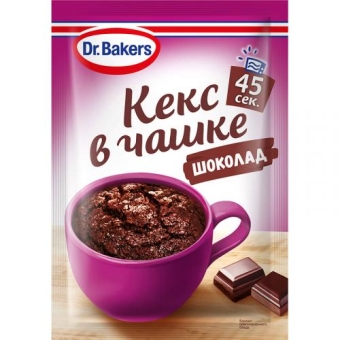 Десерт Dr.Bakers Кекс в чашке шоколадный, Dr. Oetker, 55 г