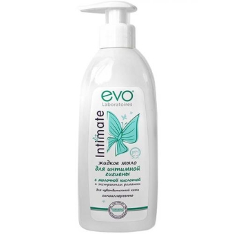 Мыло жидкое Evo Intimate для интимной гигиены для чувствительной кожи, Аванта-Сувенир, 400 мл