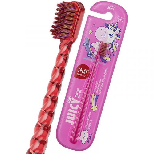 Щетка зубная Splat Juicy Lab Магия единорога для детей от 6 лет, мягкая, SPLAT, .