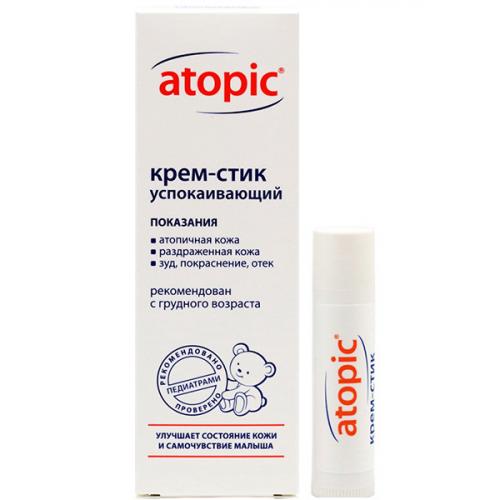 Крем-стик успокаивающий Atopic для лица и тела детей с атопическим дерматитом, АВАНТА-СУВЕНИР, 4.9 мл