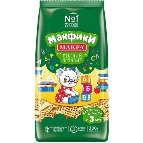 Макаронные изделия Makfa Макфики Веселый алфавит, Макфа, 300 г