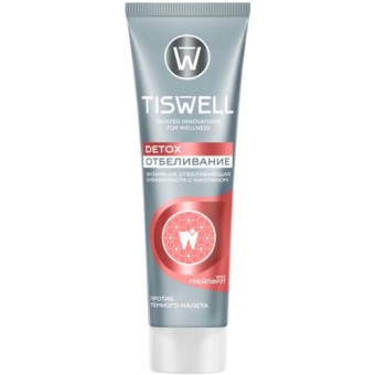 Паста зубная Tiswell энзимная отбеливающая с каолином со вкусом грейпфрута, Unilever HPC, 110 г