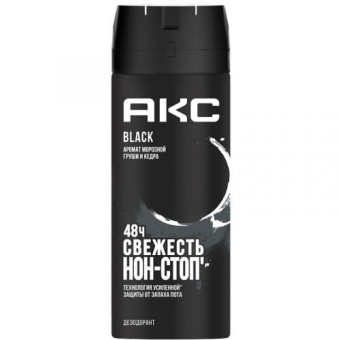 Дезодорант-аэрозоль Акс Black, UNILEVER HPC, 150 мл