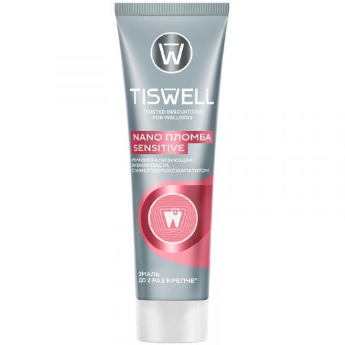 Паста зубная Tiswell реминерализующая с наногидроксиапатитом для чувствительных зубов, Unilever HPC, 110 г