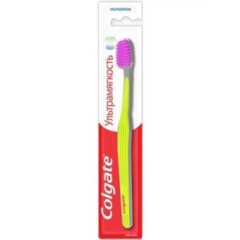 Щетка зубная Colgate Ультрамягкость, мягкая, COLGATE-PALMOLIVE,