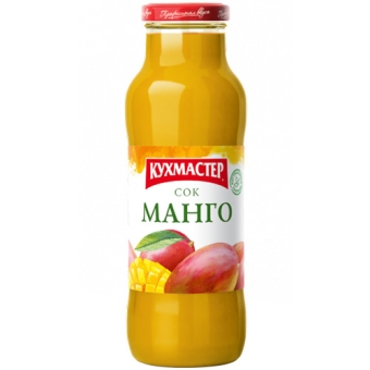 Сок Кухмастер манго с мякотью, Кухмастер, 0.68 л