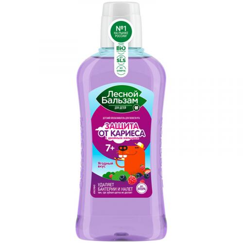 Ополаскиватель для полости рта Лесной бальзам Детский с 7 лет, Концерн Калина, 400 мл