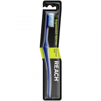 Щетка зубная Reach Control Бережная чистка, жесткая, Градиент,