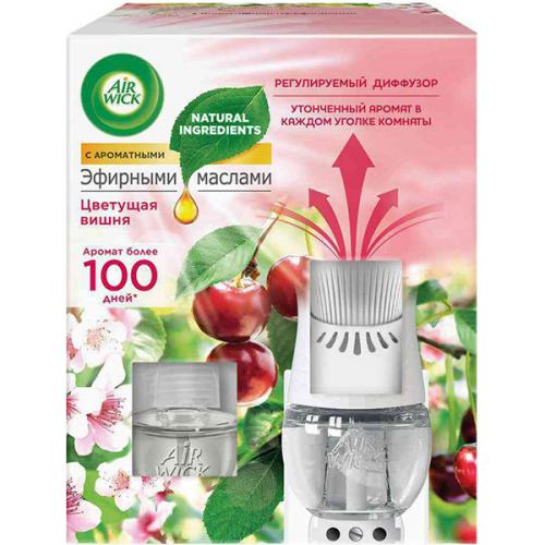 Диффузор аромамасел Air Wick Цветущая вишня со сменным флаконом, Reckitt Benckiser (HyHo), 19 мл