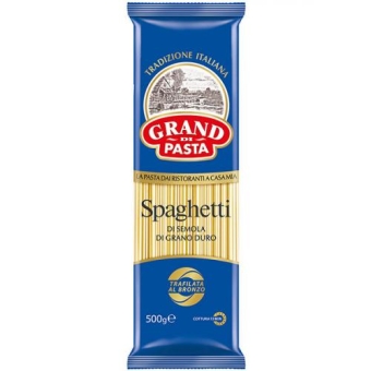 Макаронные изделия Grand di Pasta Spaghetti, МАКФА, 450 г