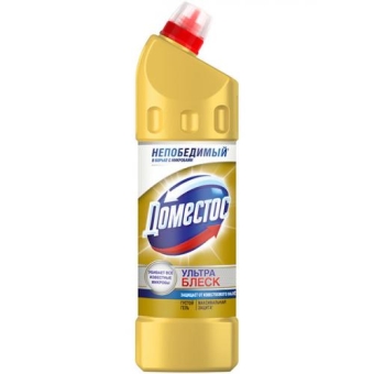 Средство чистящее Доместос Ультра блеск для туалета, UNILEVER HPC, 1 л