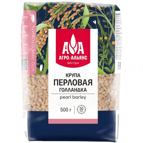 Крупа перловая Агро-Альянс Экстра Голландка, Агро-Альянс, 500 г