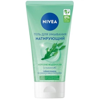 Гель для умывания Nivea матирующий для комбинированной и склонной к жирности кожи, Beiersdorf, 150 мл