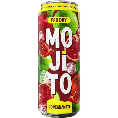 Напиток сильногазированный Fruddy Mojito гранатовый, ЮБК, 450 мл