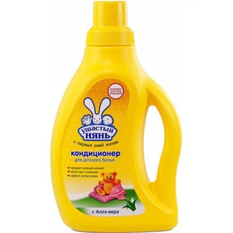 Кондиционер для детского белья Ушастый нянь с алоэ вера, Невская Косметика, 750 мл
