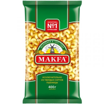 Макаронные изделия Makfa витки, Макфа, 400 г