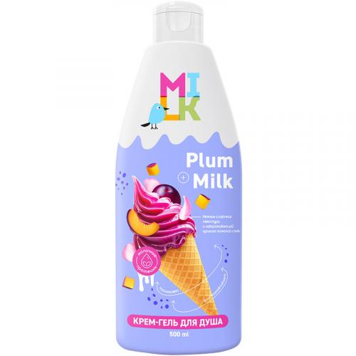 Крем-гель для душа Milk Молоко и японская слива, БИГ, 500 мл