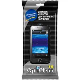 Салфетки влажные Opti Clean для мобильных телефонов, Авангард,