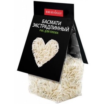 Рис для плова Bravolli Басмати экстрадлинный, Ярмарка, 350 г