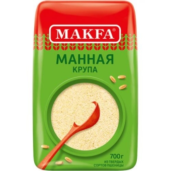 Крупа манная Makfa, марка Т, Макфа, 700 г