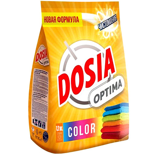 Порошок стиральный Dosia Optima Color, RECKITT - BENCKISER (HyHo), 1.2 кг