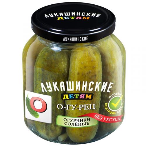 Мини огурчики Лукашинские Детям соленые, Форвард, 350 г
