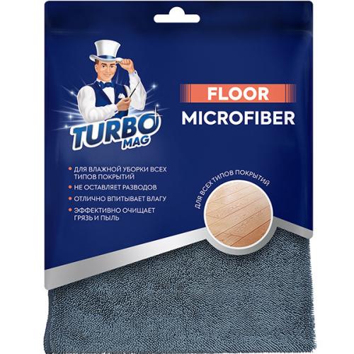 Салфетка для пола Turbomag Floor из микрофибры, 40х60 см, Крокмарт, .