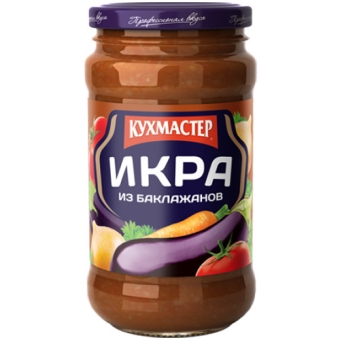 Икра Кухмастер из баклажанов, Кухмастер, 400 г