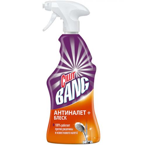 Спрей Cillit Bang Антиналет + Блеск для ванной, RECKITT - BENCKISER (HyHo), 750 мл