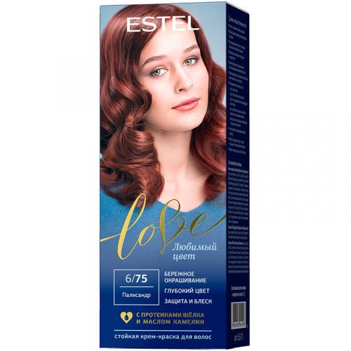 Крем-краска стойкая Estel Love для волос, 6/75 палисандр, ЭСТЕЛЬ, 50 мл