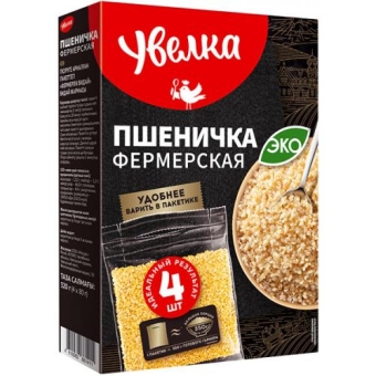 Крупа Увелка Пшеничка фермерская, Увелка, 320 г