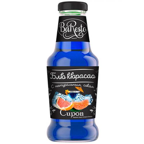 Сироп Baresto Блю Кюрасао, ПИКАНТА, 300 г