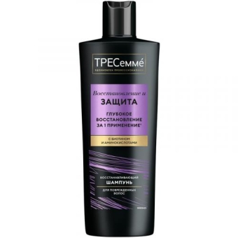 Шампунь Тресемме Восстановление и защита для поврежденных волос, Unilever HPC, 400 мл