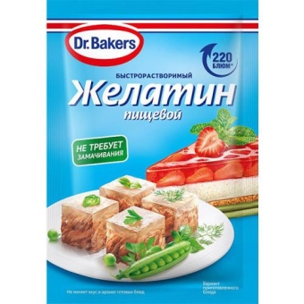 Желатин пищевой Dr.Bakers, Dr. Oetker,