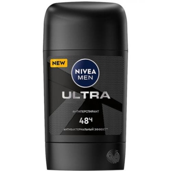 Антиперспирант-стик Nivea Men Ultra, Beiersdorf, 50 мл