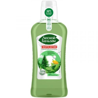 Ополаскиватель для полости рта Лесной бальзам Форте Актив, Концерн Калина, 400 мл