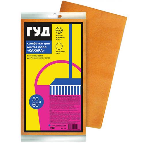 Салфетка для мытья пола ГУД Сахара, вискозная, ТЕКОС-ИНДУСТРИЯ, .