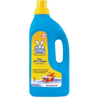 Средство жидкое Ушастый нянь для стирки детского белья, Невская Косметика, 1.2 л