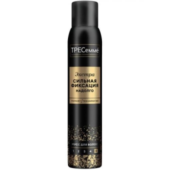 Мусс для волос Тресемме Экстрасильная фиксация, Unilever HPC, 200 мл