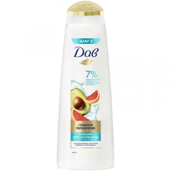 Бальзам-ополаскиватель Дав Глубокое увлажнение для сухих волос, Unilever HPC, 350 мл