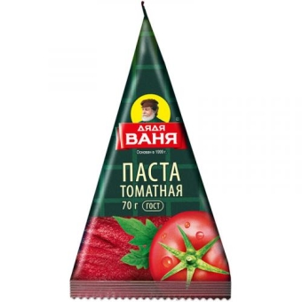 Паста томатная Дядя Ваня 25%, Дядя Ваня Трейдинг, 70 г