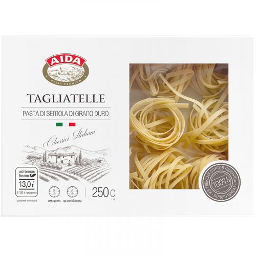 Макаронные изделия Aida Tagliatelle Гнезда Тальятелле, АГРО-Альянс, 250 г