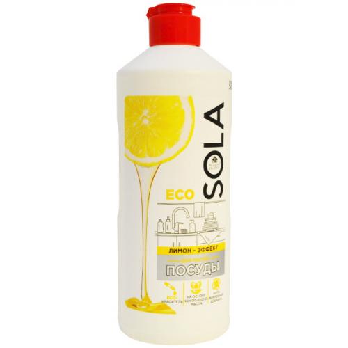 Средство для мытья посуды Выгодная уборка Sola Лимон эффект, Ренессанс Косметик, 500 мл