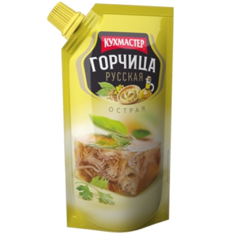 Горчица Кухмастер Русская, Кухмастер, 140 г