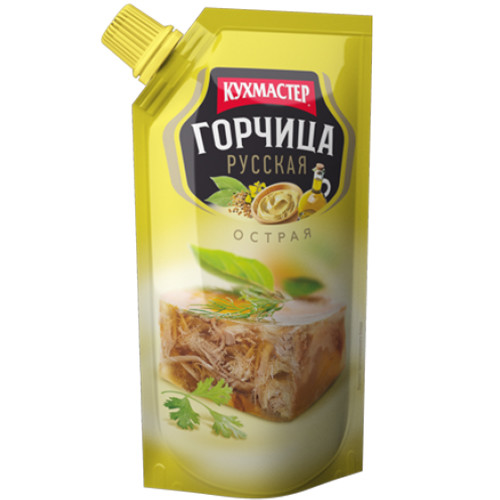 Горчица Кухмастер Русская, Кухмастер, 140 г