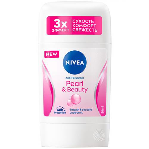 Антиперспирант-стик Nivea Жемчужная красота, Beiersdorf, 50 мл