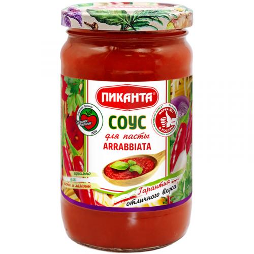 Соус томатный Пиканта Арраббьята с перцем чили, Пиканта, 360 г
