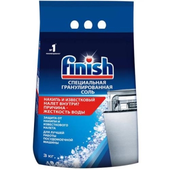 Соль специальная Finish для посудомоечных машин, Reckitt Benckiser (HyHo), 3 кг