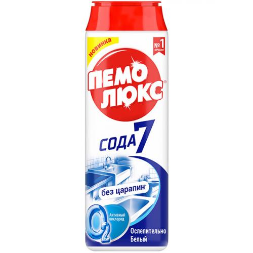 Порошок чистящий Пемолюкс Сода 7 Ослепительно белый, ЛАБ Индастриз, 480 г